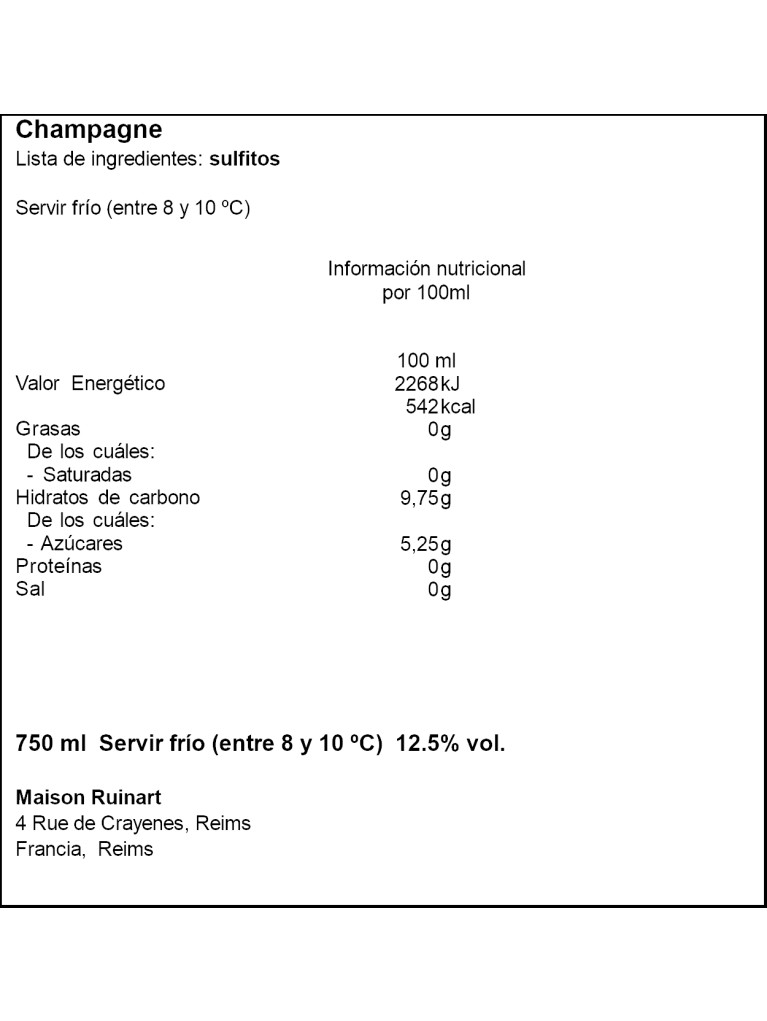 Ruinart Blanc De Blancs Magnum 1.5L
