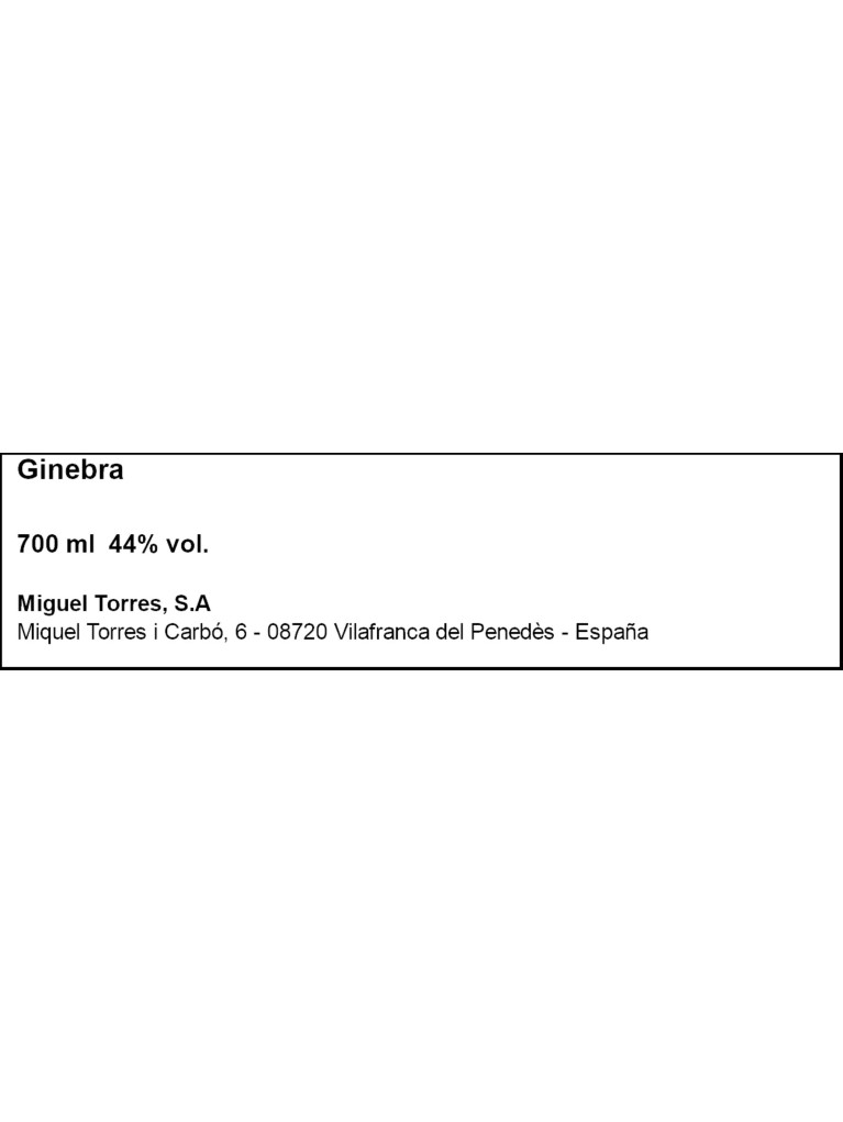 Ginebra Citadelle 70cl