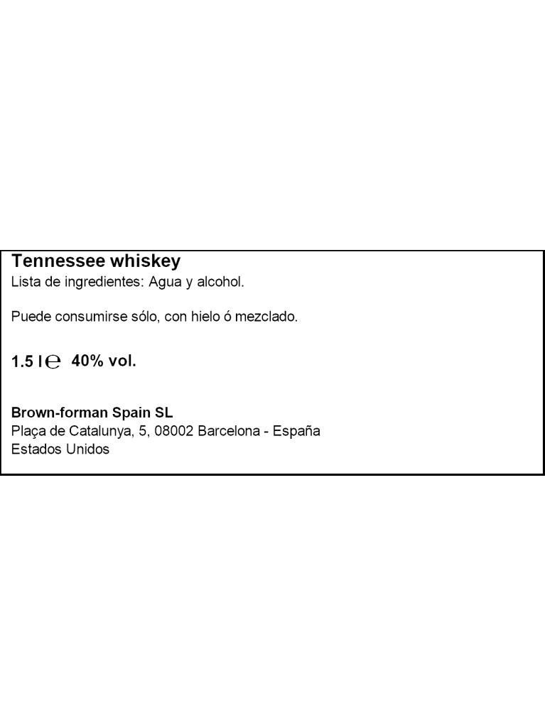 Whisky Jack Daniel's Old No.7 (1.5L)