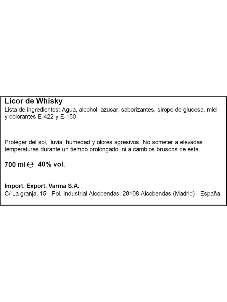 Licor Drambuie