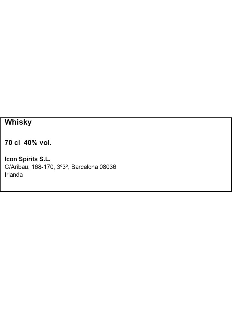 Whisky Bushmills 10 años Malta