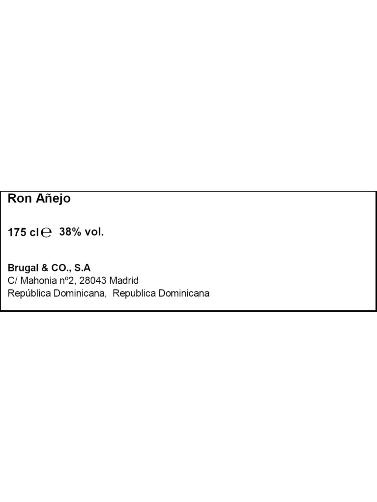 Ron Brugal Añejo 175
