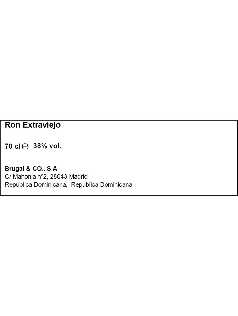 Ron Brugal Extraviejo 