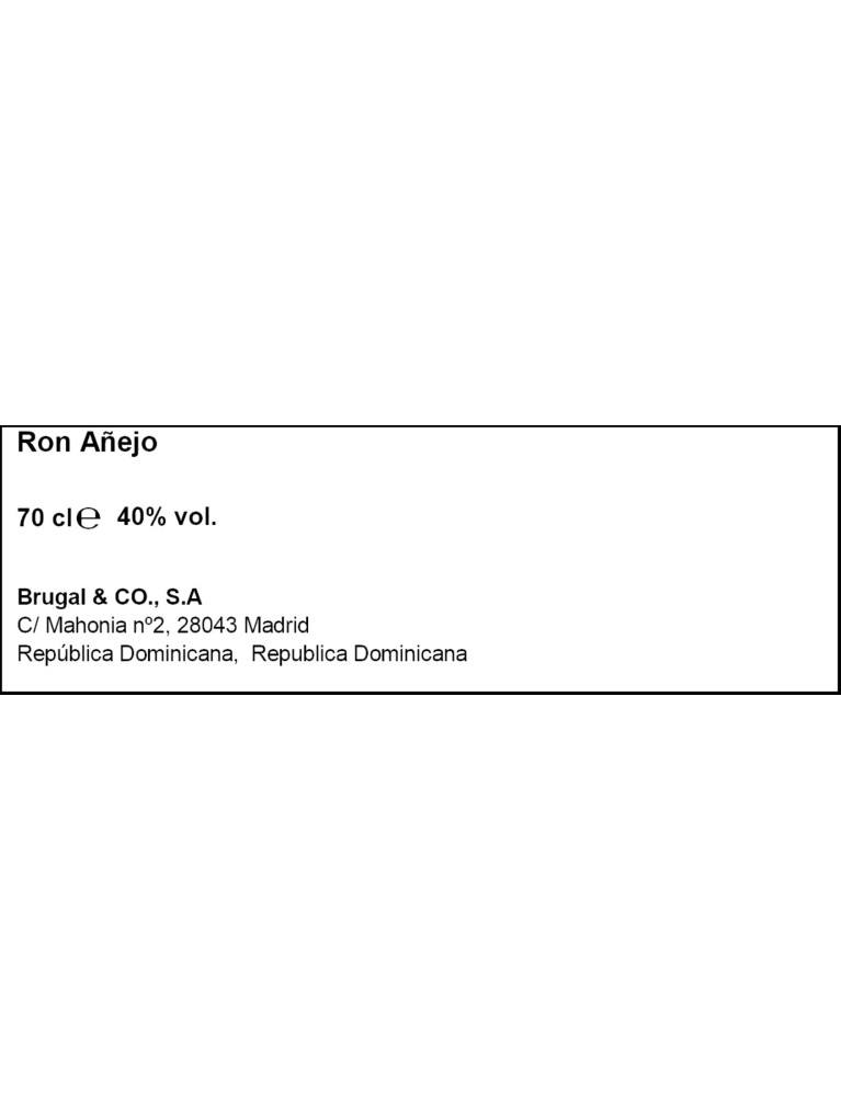 Ron Brugal Blanco