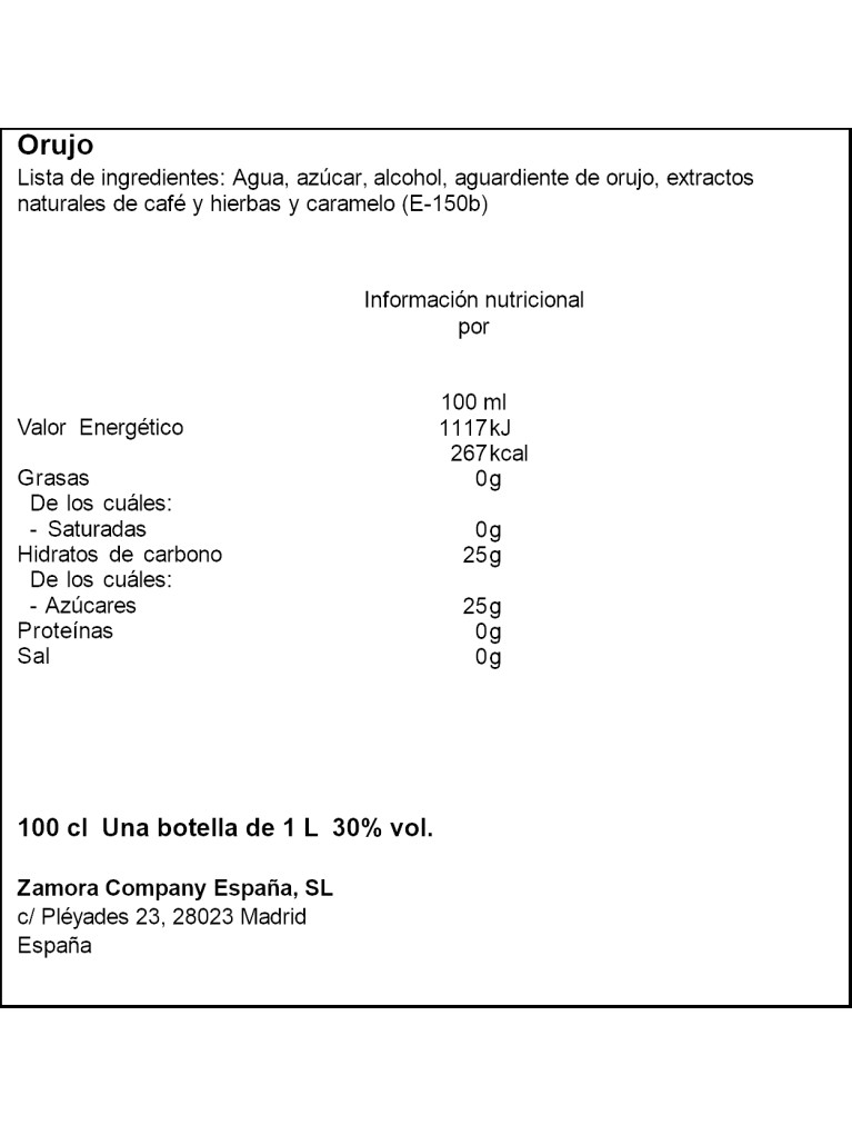 Licor Café El Afilador 1L - Etiqueta deteriorada