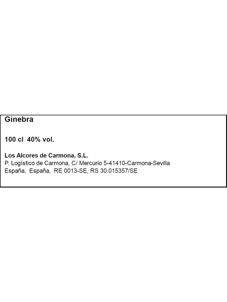 Ginebra Puerto De Indias Black