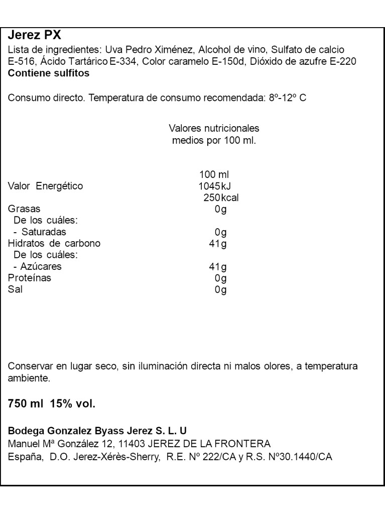 González Byass Néctar Pedro Ximénez