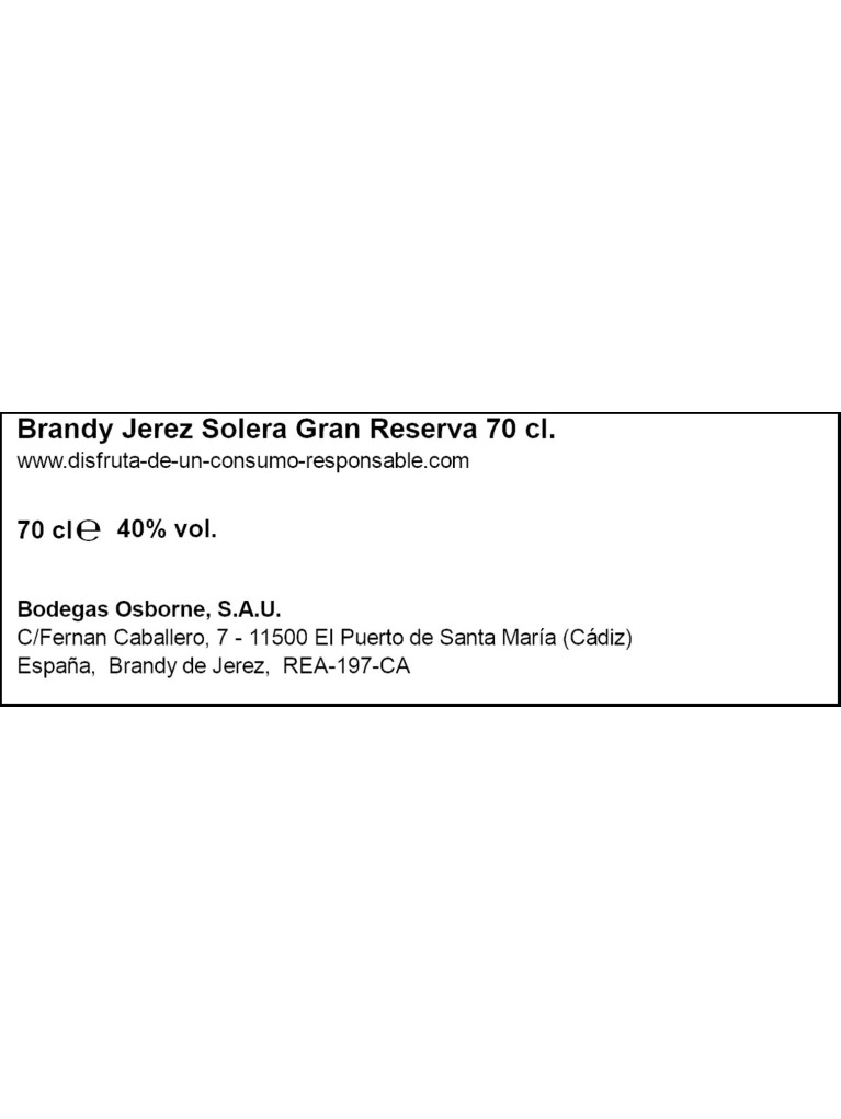 Brandy Carlos I Solera Gran Reserva Estuchado 70cl