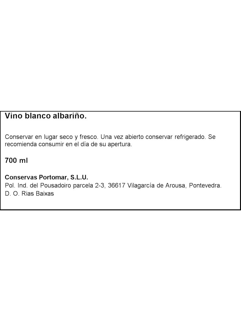 Albariño Portomar