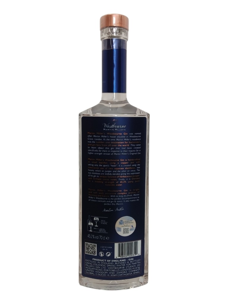 Ginebra Martin Miller Westbourne ST