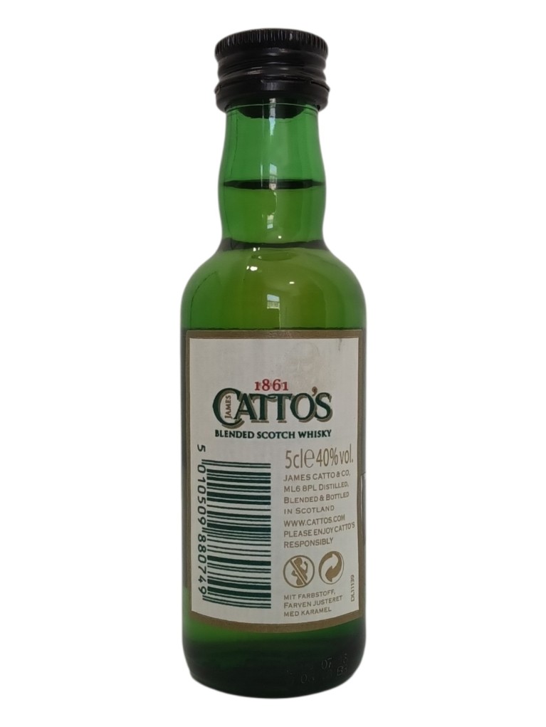 Miniatura Whisky Cattos Blended Scotch 5cl