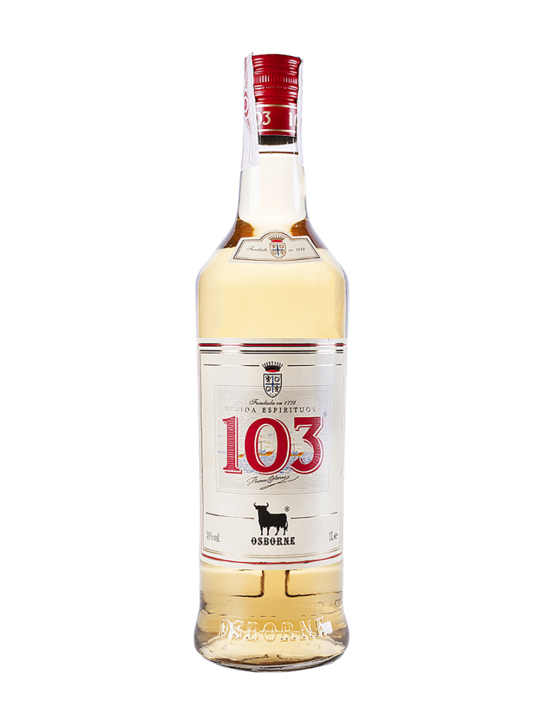 103 Etiqueta Blanca Bebida Espirituosa 1L