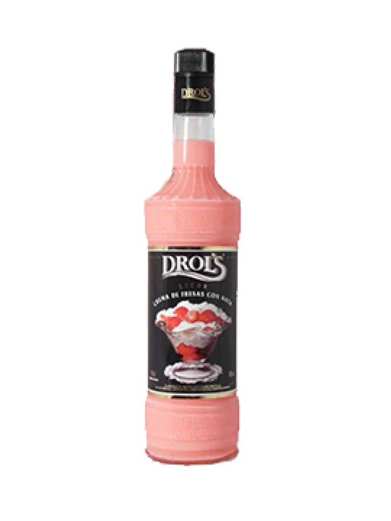Licor Crema Fresa Con Nata Drol's