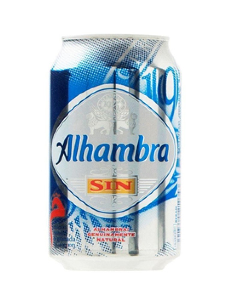 Cerveza Alhambra Lata Sin Alcohol 33cl 
