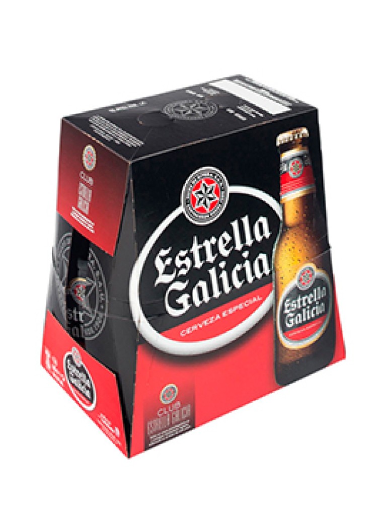 Cerveza Estrella Galicia 33cl Pack 6 Unidades