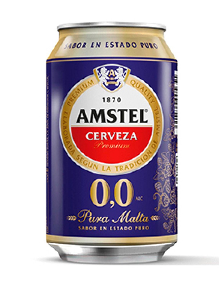 Cerveza Amstel 0,0% Lata 33cl