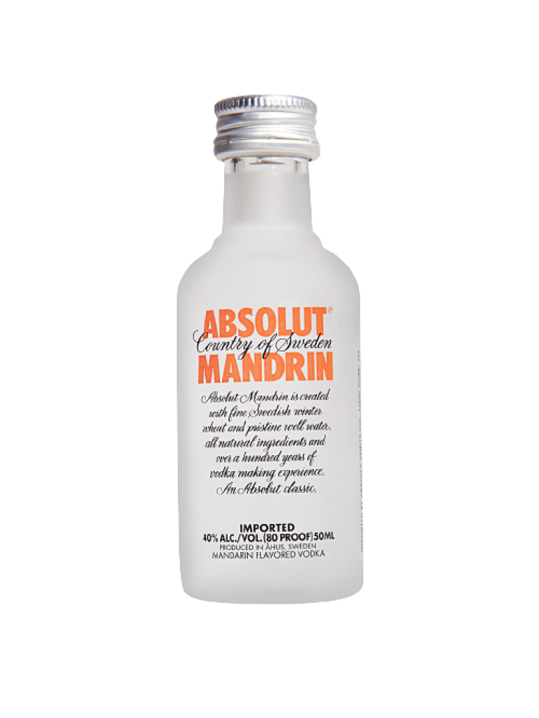 Miniatura Vodka Absolut Mandrin 5cl