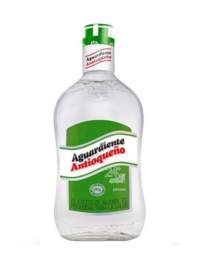 Licor Aguardiente Antioqueño verde