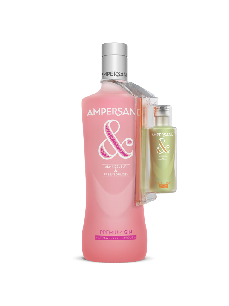 Ginebra Ampersand Fresa 70CL + Miniatura 5CL