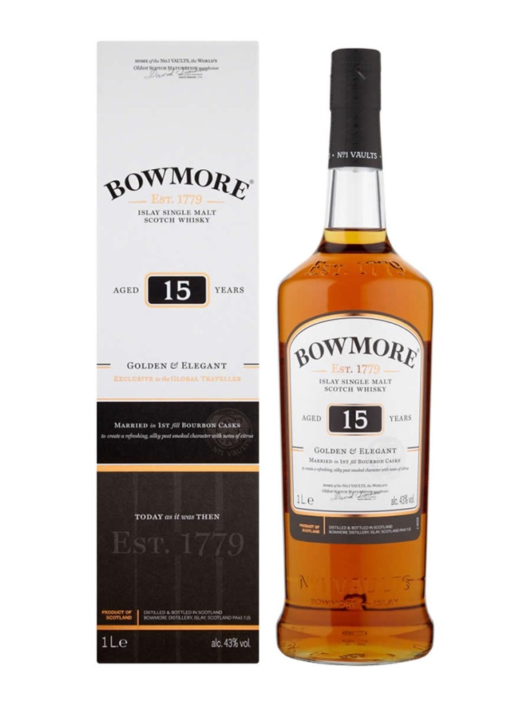 Whisky Bowmore 15 años
