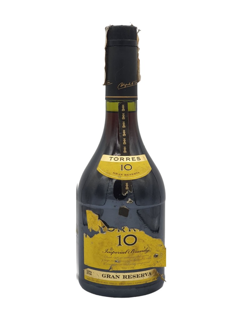 Brandy Torres 10 Años - Etiqueta deteriorada