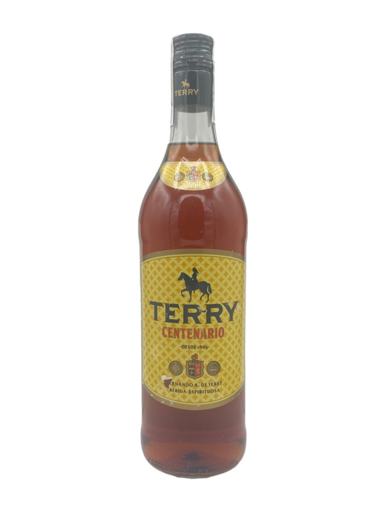 Centenario Terry Bebida Espirituosa - Etiqueta deteriorada