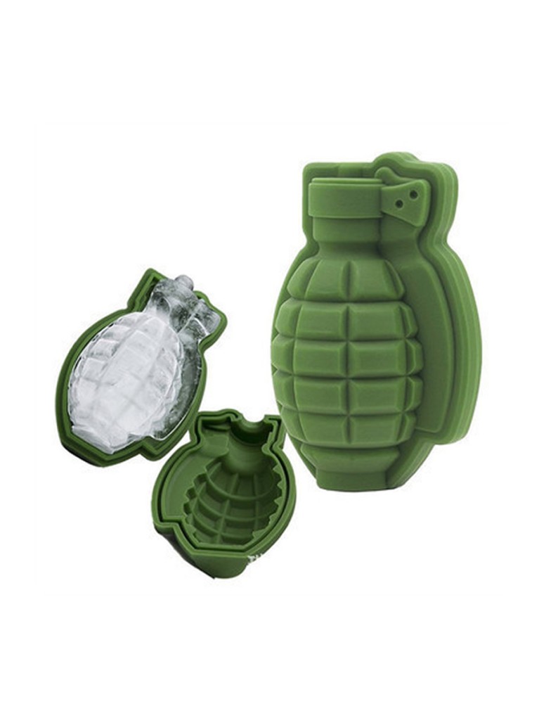 Cubitos forma de granada - Molde para cubitos 3D