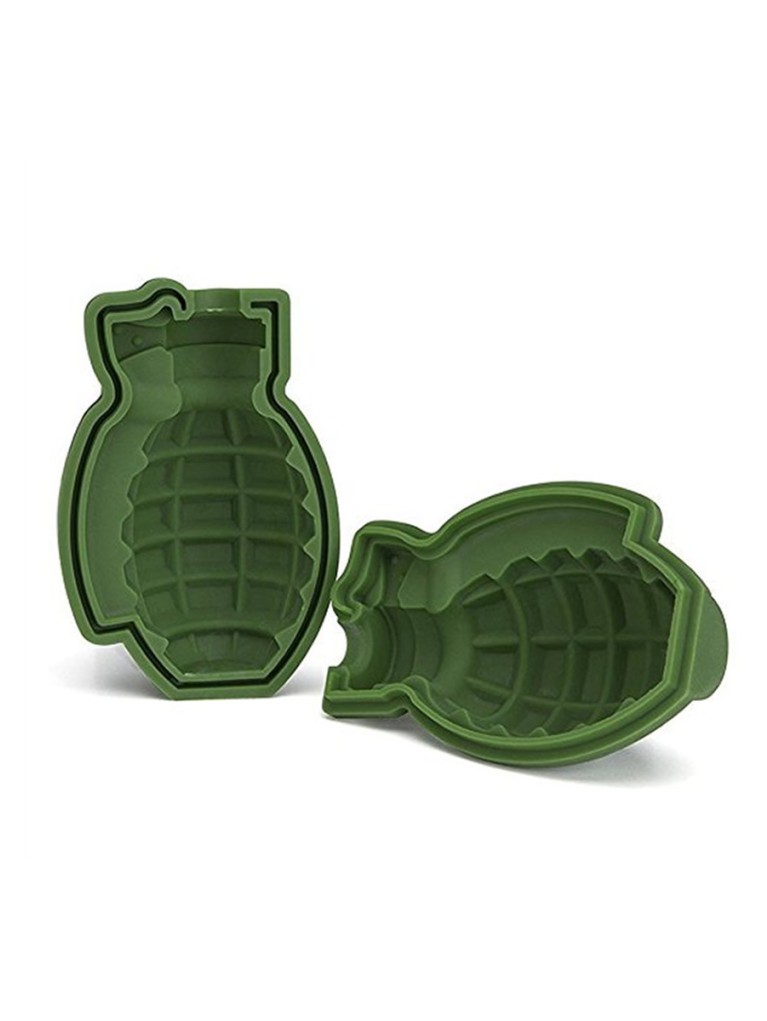 Cubitos forma de granada - Molde para cubitos 3D