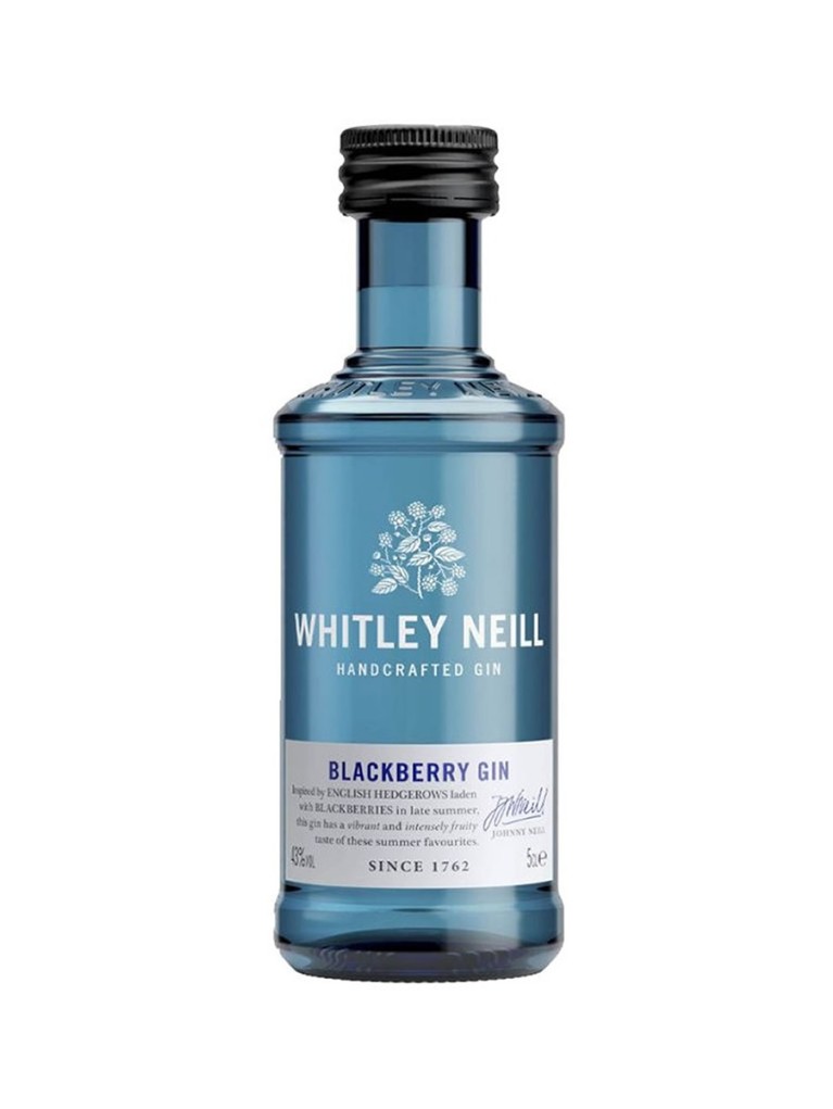 Miniatura Ginebra Whitley Neill Blackberry Gin 5cl