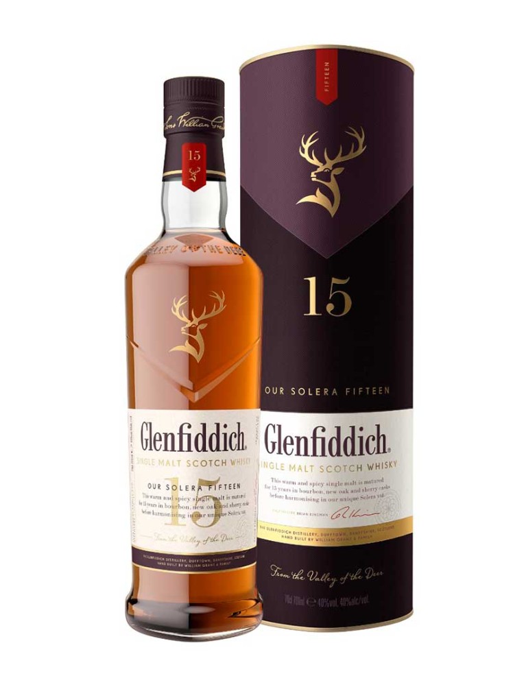 Whisky de malta Glenfiddich 15 años