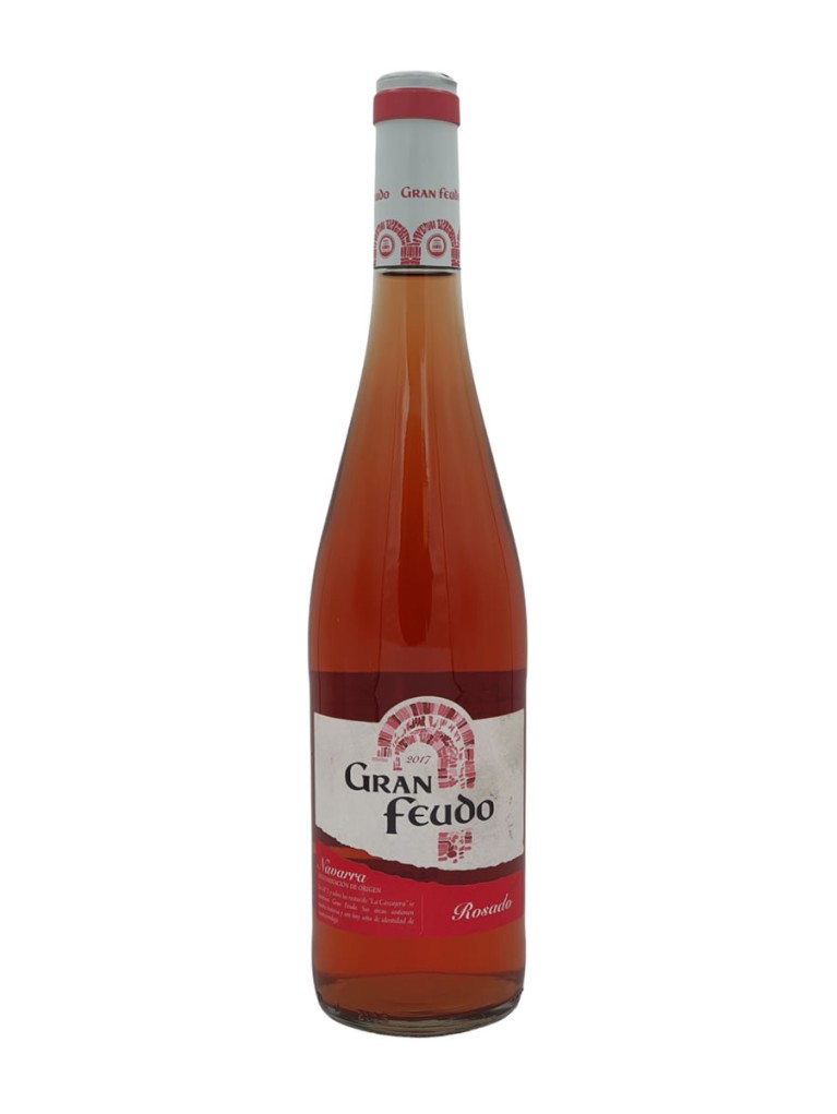 Gran Feudo Rosado - Etiqueta deteriorada
