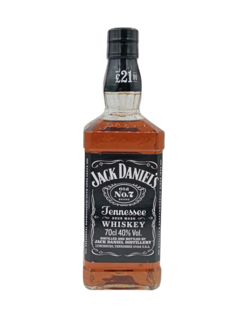 Whisky Jack Daniel's Old No.7 70cl - Etiqueta deteriorada