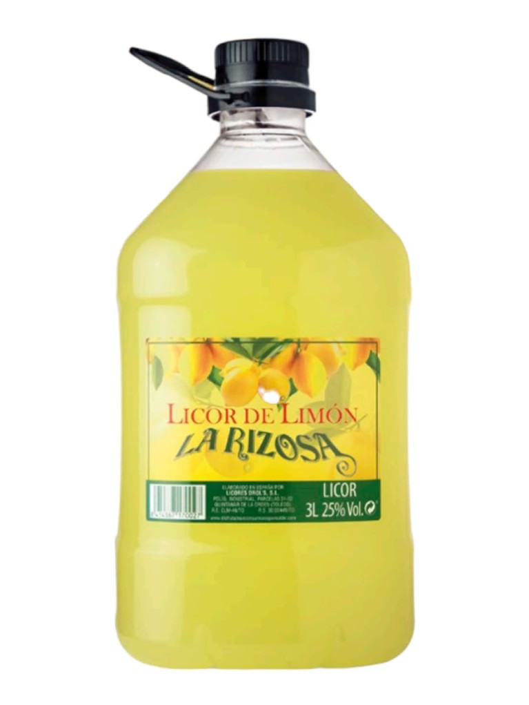 Licor de limón La Rizosa