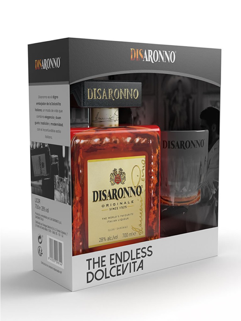 Licor Pack Amaretto Disaronno 70cl + Vaso