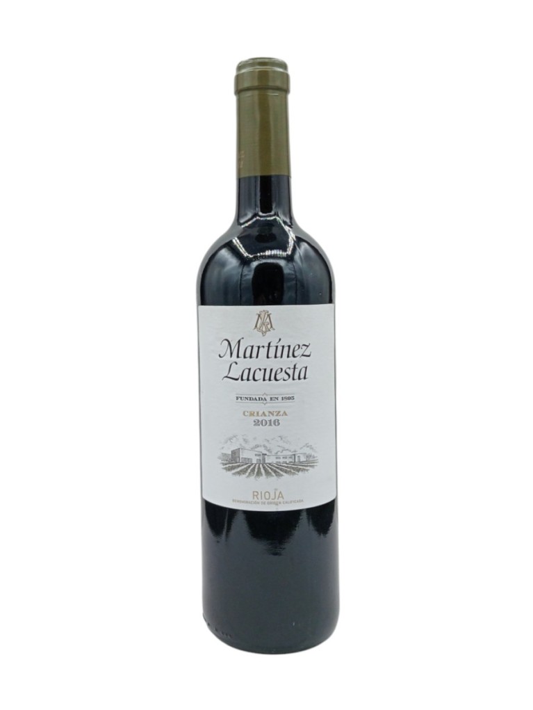 Martínez Lacuesta Crianza 2016 - Etiqueta deteriorada
