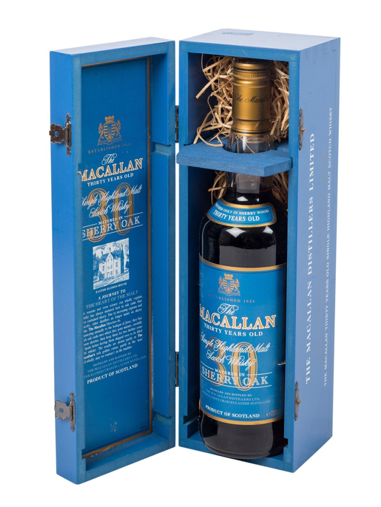 Whisky The Macallan Sherry Oak 30 Años Blue Label