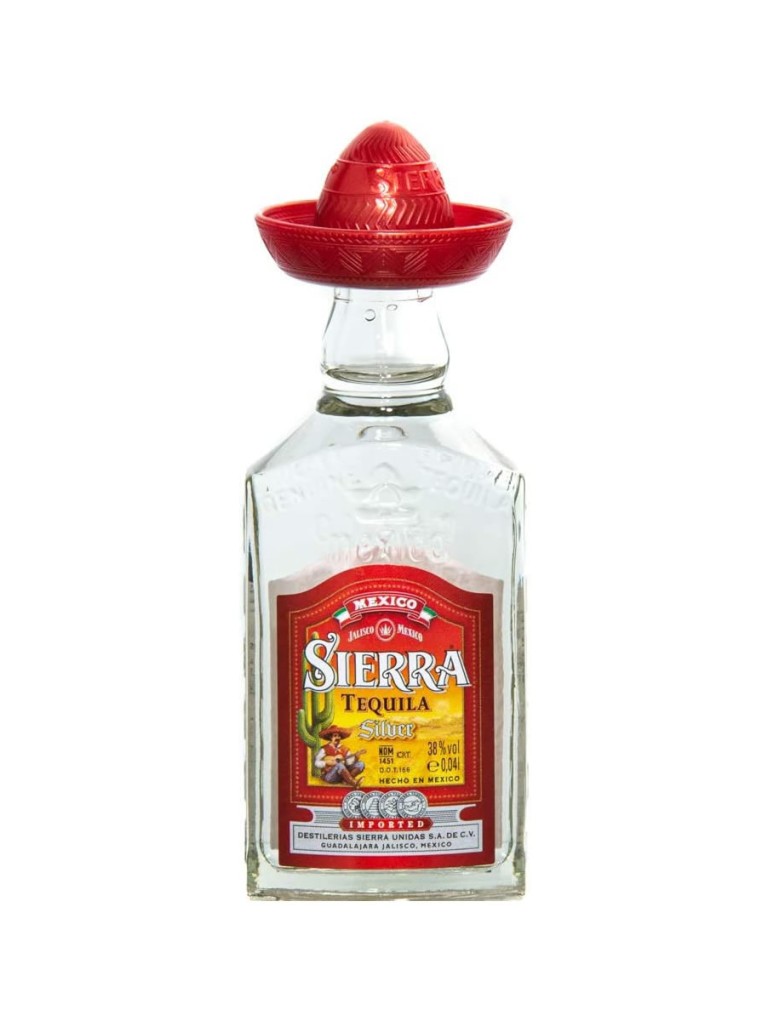 Miniatura Tequila Sierra Silver 4cl