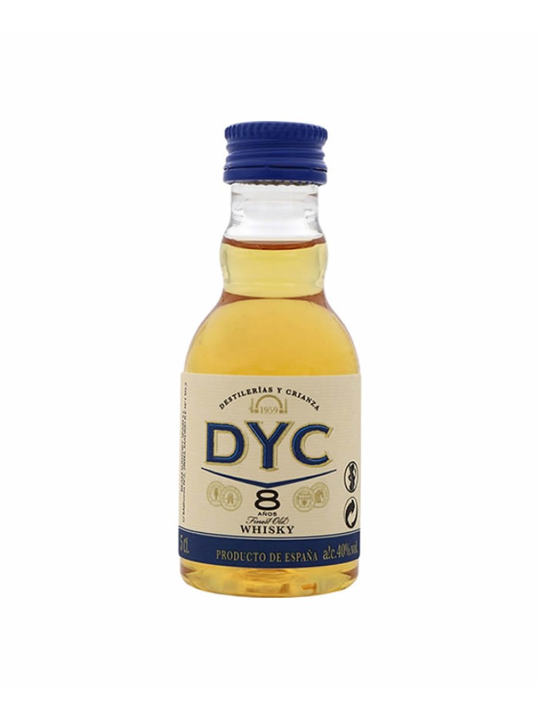 Miniatura Whisky DYC 8 Años 5cl