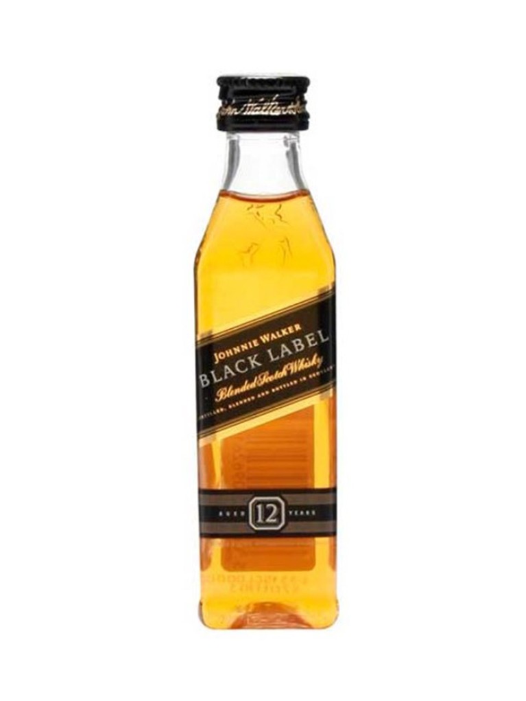 Mini Whisky Johnnie Walker Etiqueta Negra 