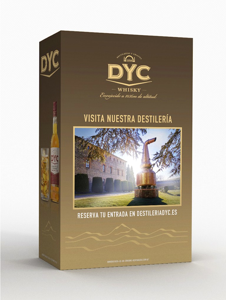 Whisky DYC 5 Años 70cl con vaso de regalo