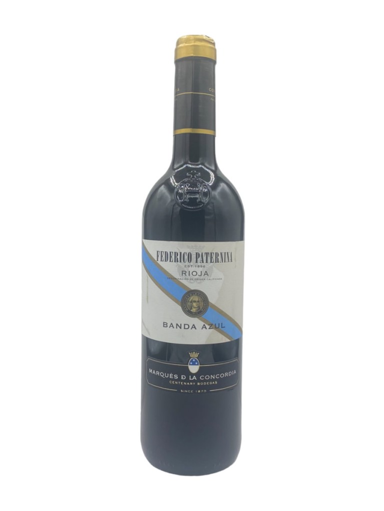 Paternina Banda Azul 2021 - Etiqueta deteriorada