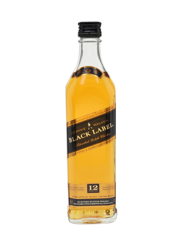 Petaca Whisky Johnnie Walker Etiqueta Negra 20cl