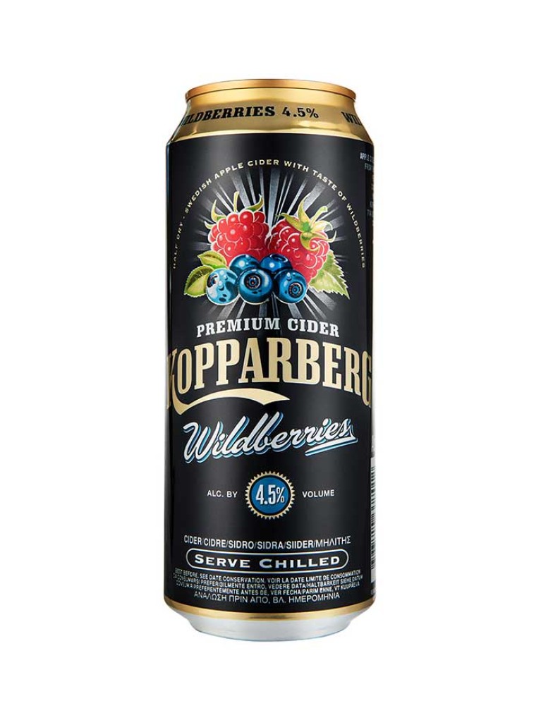 Sidra Kopparberg frutos del bosque lata 50cl