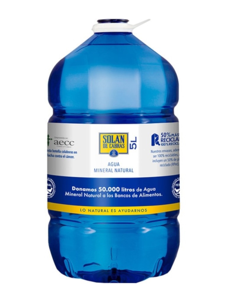 Agua Solan De Cabras 5L