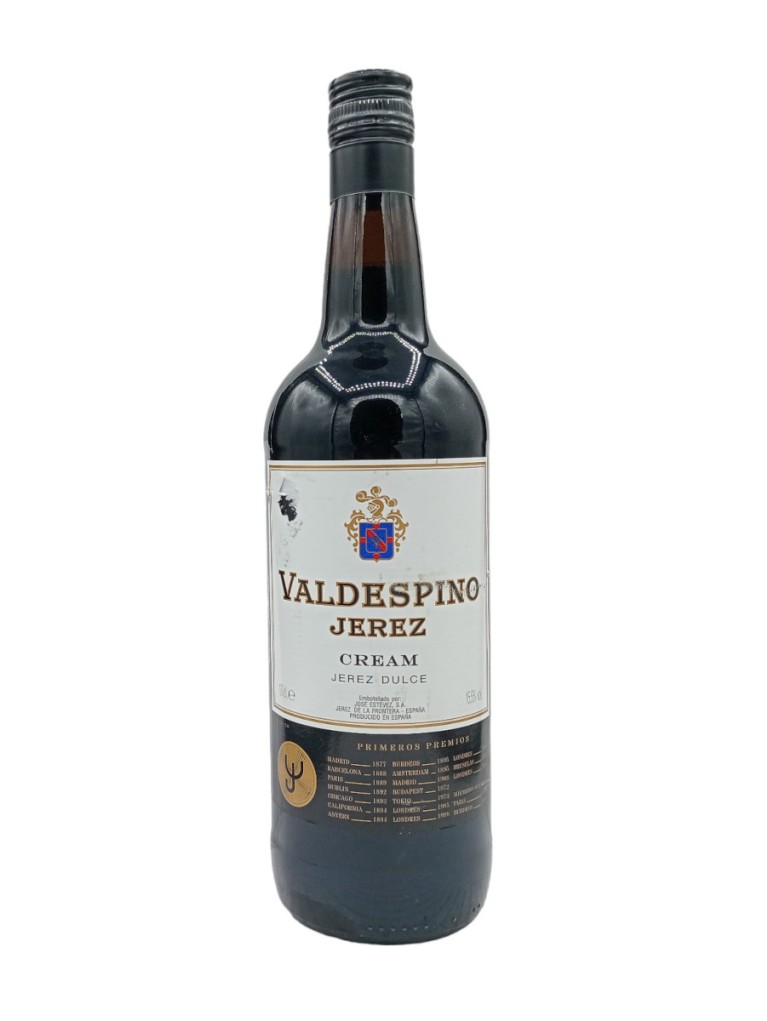 Fino Jerez Dulce Valdespino - Etiqueta deteriorada 