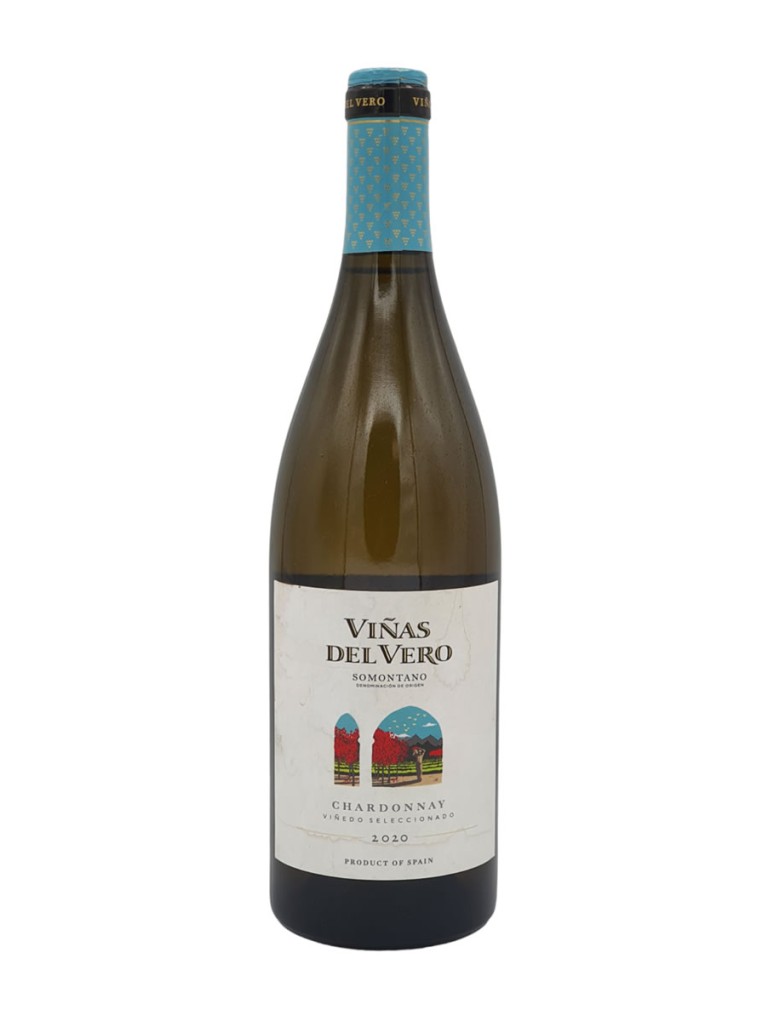 Viñas del Vero Chardonnay 2020 - Etiqueta deteriorada