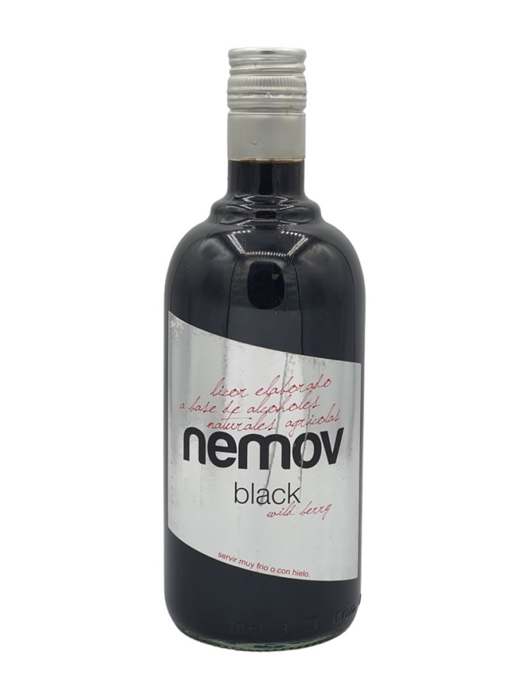 Vodka Nemov Black - Etiqueta deteriorada