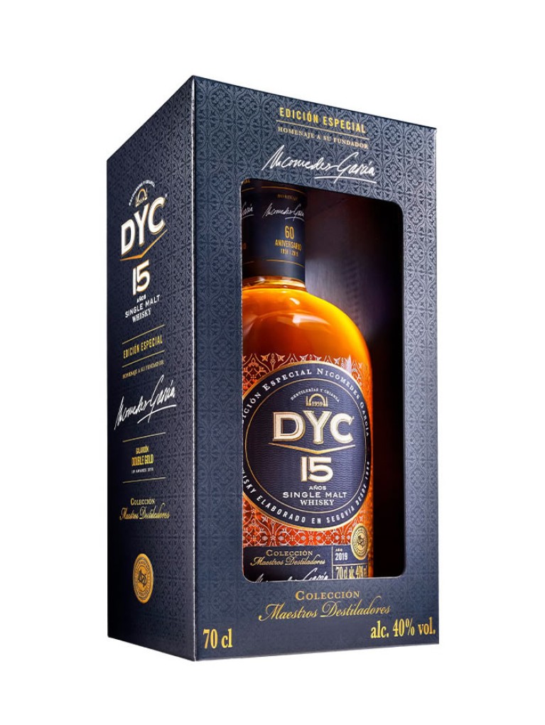 Whisky DYC 15 Años Single Malt