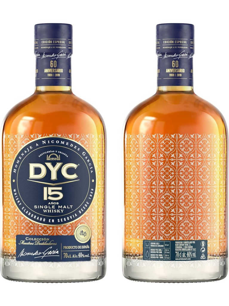 Whisky DYC 15 Años Single Malt