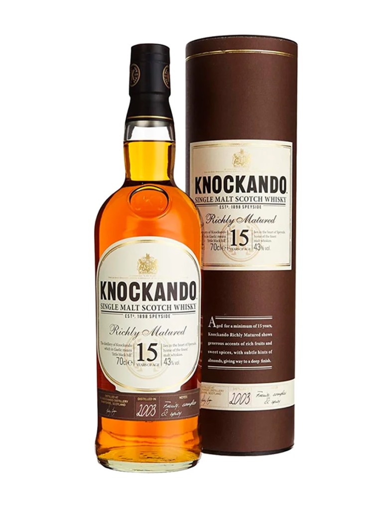 Whisky Knockando 15 Años Richly Natured